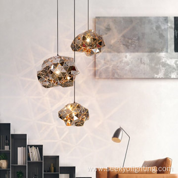 Living Room Stainless Steel Chrome Pendant Lamp Chandelier